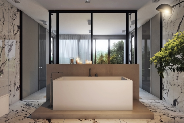 Wizualizacje 3d - projekt apartamentu - petersburg