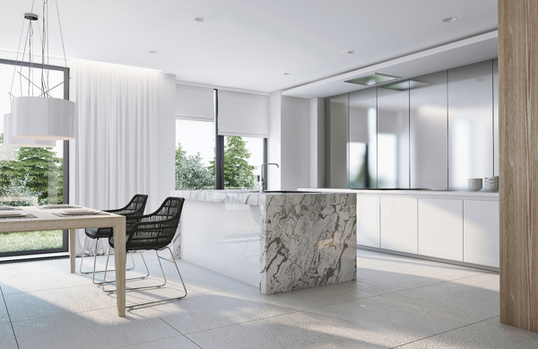 Wizualizacje 3d - projekt apartamentu - petersburg